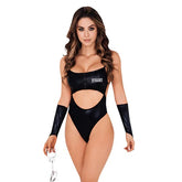 Disfraz Policía Lerot con gorra y esposas para niños en Halloween