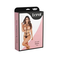 Beautiful woman wearing a sleek and elegant black body Naomi Lerot