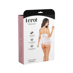 Adorable and stylish Babydoll Bluma Lerot lingerie in soft pink color