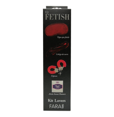 Kit Fetish Lovers product image featuring a variety of BDSM accessories and toys for intimate play