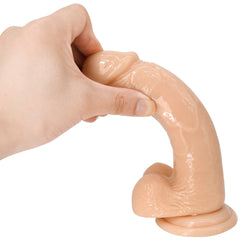 Dildo James Small with realistic design and textured shaft for enhanced pleasure