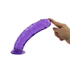 Flexible and body-safe dildo for pleasurable solo play or couples