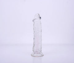 Woman's hand gripping CONSOLADOR VINCENT dildo with realistic veins