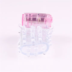 Male pleasure sleeve with strong vibration and ribbed texture for extra sensation