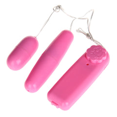 Sweet Pink double egg vibrator, a discreet and powerful pleasure toy