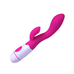 Close-up of the soft, flexible silicone material of the Vibrador Dincy Recargable