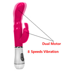 Elegant and powerful G Point Rabbit vibrator with multiple intensity settings for customizable pleasure
