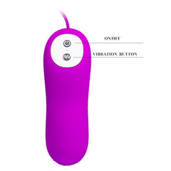 Woman holding PRETTY LOVE EUNICE vibrator, showcasing its ergonomic shape and size