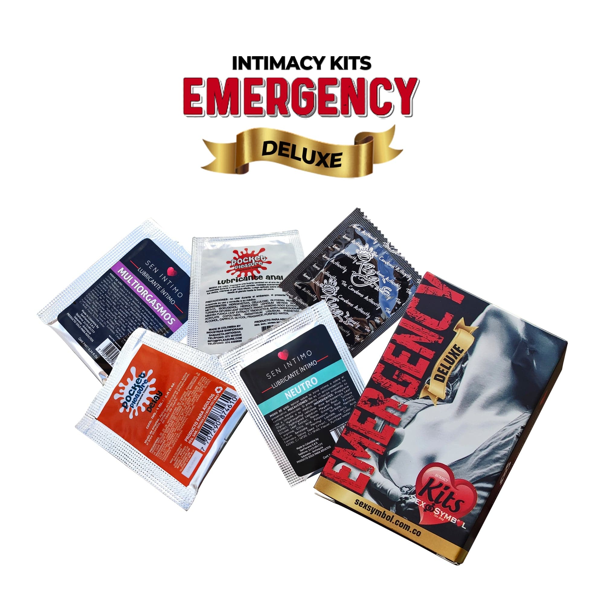 Emergency deluxe kit with first aid supplies, tools, and other essential items for any crisis or disaster situation
