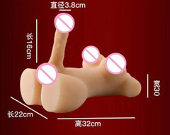 Realistic female torso mannequin for showcasing clothing and accessories