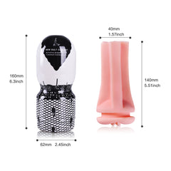 Vagina White - Black Pocket, a discreet and stylish product for intimate hygiene and wellness