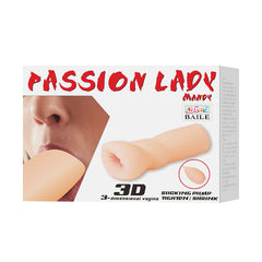 ANO PASSION LADY MANDY vibrator in sleek black design with textured grip handle and soft silicone head for intimate pleasure and stimulation