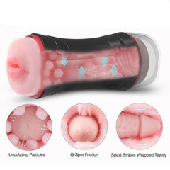 Sensual male sex toy featuring a tight and stimulating tunnel for intense pleasure