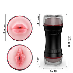 Realistic pocket pussy with tight, stimulating canal and discreet design