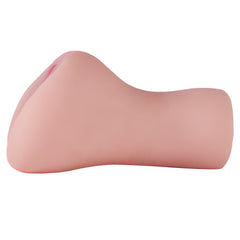 Close-up of the realistic vagina model for educational purposes