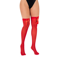 Medias Loana Lerot Rojas in classic black color, knee-high length, and soft stretchy fabric for all-day comfort and style