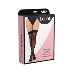 Black Medias Malen Lerot Negras featuring a classic and versatile design, suitable for various occasions and outfits