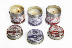 Aromatherapy candle for body massage made with coconut oil and shea butter