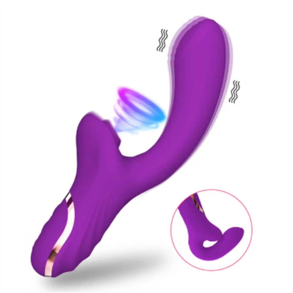 Vibrador Hunter in sleek black design with adjustable settings for intensity and speed