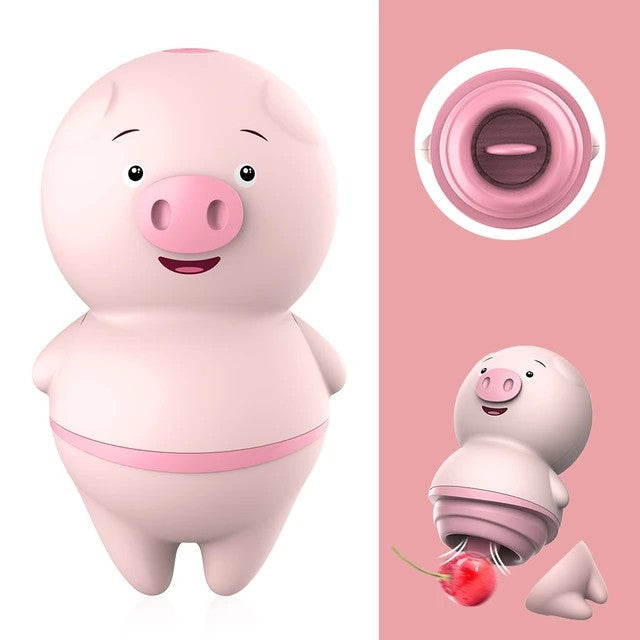 Estimulador Clitorial Pig Vibe designed with soft, flexible silicone material for ultimate comfort and pleasure