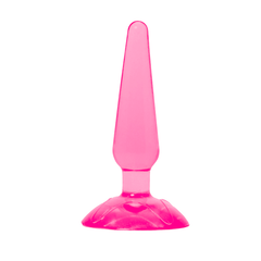 Hand holding a silicone black anal plug with flared base and textured shaft, the Plug Anal Queen, for intimate pleasure and satisfaction