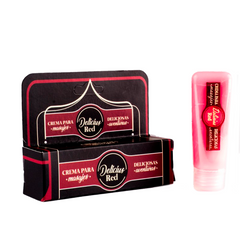 Luxurious and enticing red anal cream for a sensual and pleasurable sensation