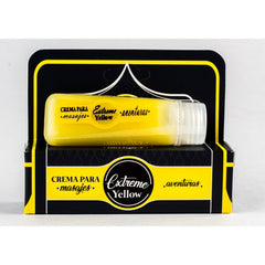 Two jars of Crema Anal Extreme Yellow, a high-performance skincare product for intense skin nourishment and rejuvenation