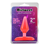 Close-up of red plug gun drops for sealing and insulating pipes