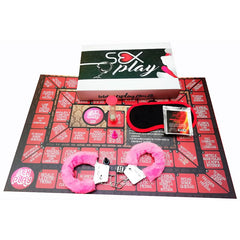 Colorful Juego Sex Play product featuring various adult novelty items