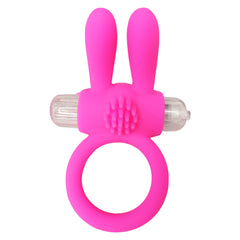 Anillo vibrador Little Bunny, a small pink vibrating ring for couples