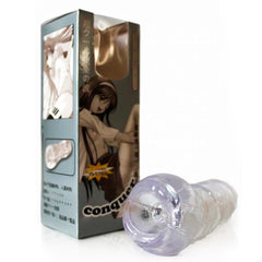 Translucent silicone vaginal stimulator for enhanced pleasure and satisfaction