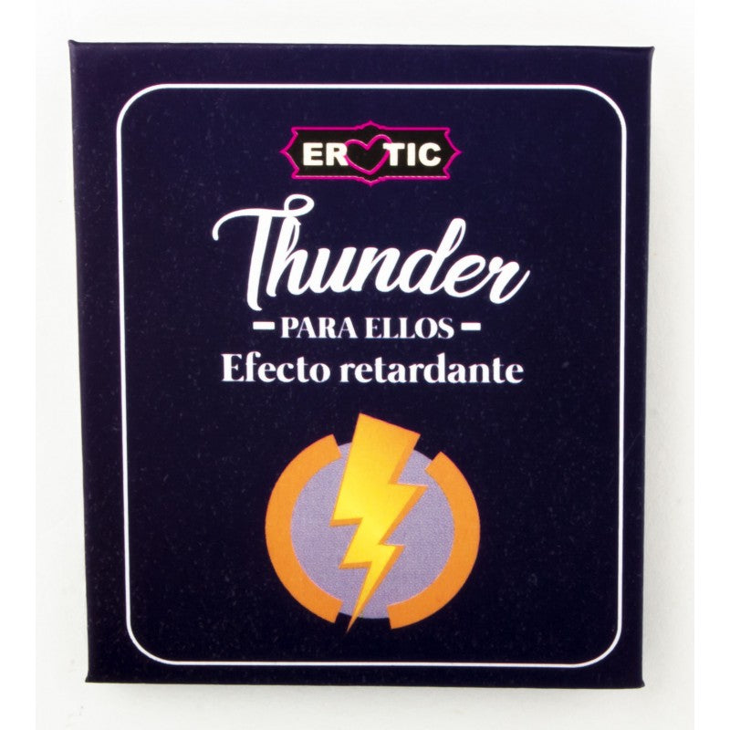 High-energy Sachet Thunder product with bold packaging and vibrant colors