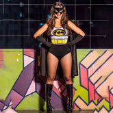 Black and gold Batichica Supreme S/M handbag with chain strap and quilted design, perfect for evening events and special occasions