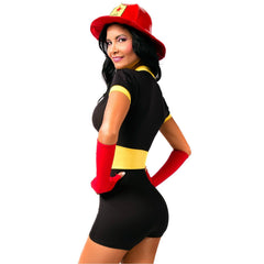 Close up of vintage Bombero fire truck model with realistic weathering