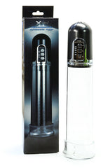 Black and silver BOMBA X MEN DIGITAL USB AUTOMATICA RECARGABLE product with rechargeable battery and automatic digital display