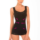 Black body control interior cachetero with comfortable and supportive design for men