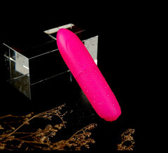 The Bala Vibradora Megan, a versatile and compact vibrating bullet, designed for targeted stimulation and easy maneuvering, perfect for enhancing solo or shared intimate moments