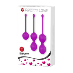 BOLAS KEGEL PRETTY LOVE - Set of two smooth and weighty kegel balls for pelvic floor exercises and pleasure