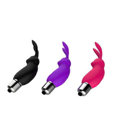 Vibrant pink rabbit-shaped Bala Vibradora Rabbit sex toy for women