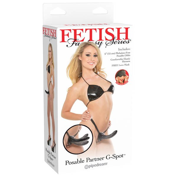 Black ARNES POSABLE PARTNER G SPOT vibrator with flexible design for targeted G spot stimulation