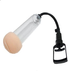 Hefesto Penis Pump kit, including vacuum pump, silicone sleeve, and pressure gauge for a complete enhancement experience