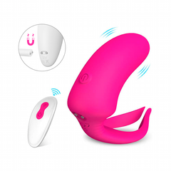 Vibrador con control remoto Danny Pink para estimulación interna y externa 