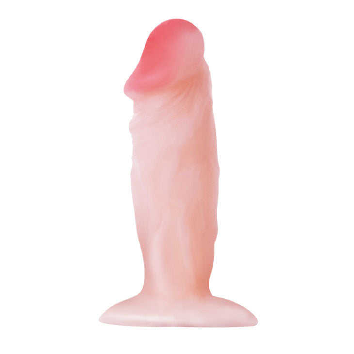  Estimulador anal de silicona con diseño de pene en relieve