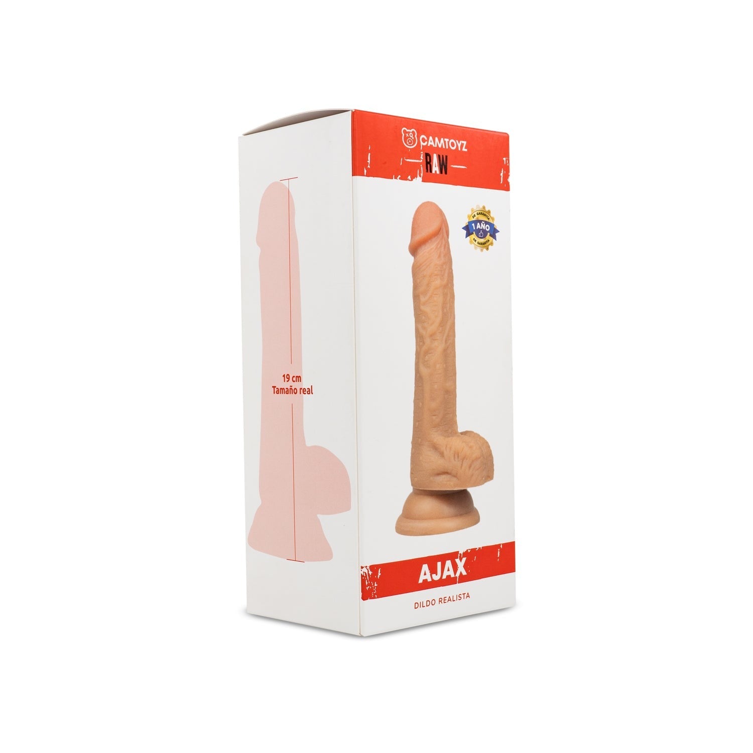 Large black dildo with realistic veins and suction cup base for hands-free play