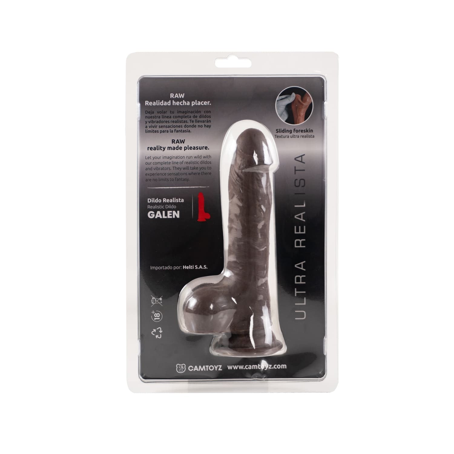 Galen Raw Dildo - realistic size and shape for fulfilling solo or partner play