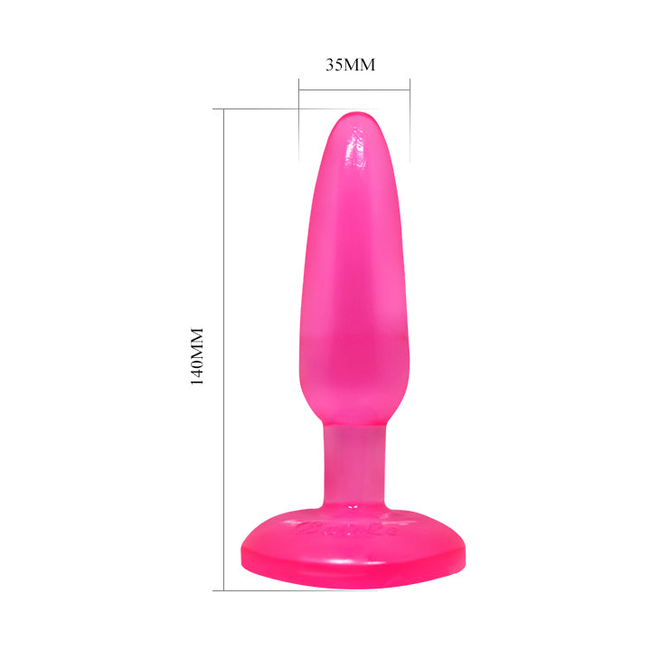 Baile anal jelly plug, a flexible and smooth adult toy for stimulation
