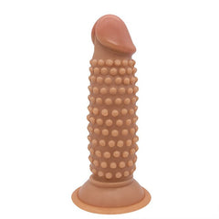Close-up of the realistic shape and veined texture of Dildo Texturizado Cob