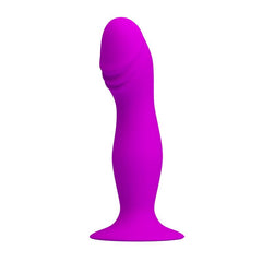  Juguetes sexuales para adultos, dildo anal de silicona con base de succión 