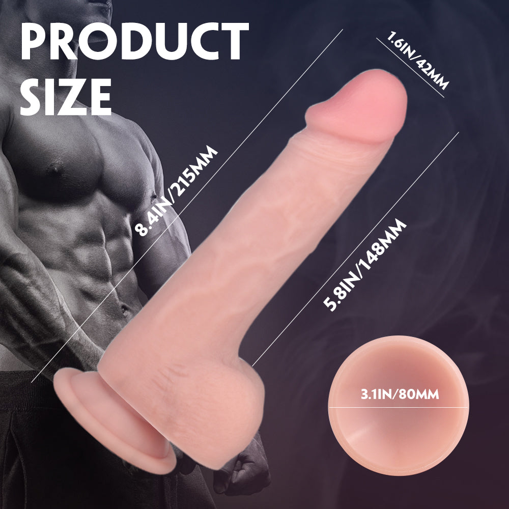 Dildo Baron 3: A comparison of the different colors and sizes available for the Baron 3 dildo