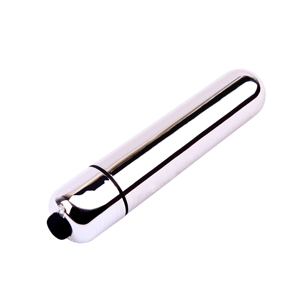 Pequeño vibrador con forma de bala para estimulación precisa